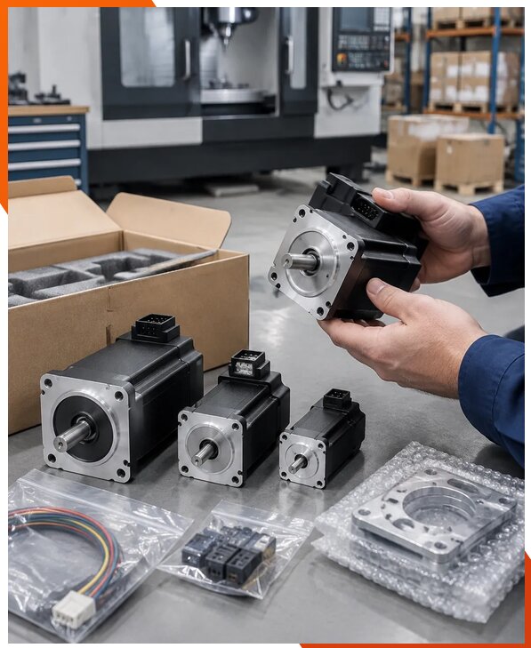 Поставка шаговых двигателей для станков и ЧПУ в Кронштадте